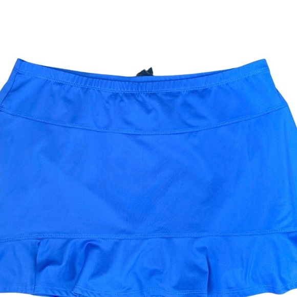 Tail Cornflower Blue Flounce Skort - M cornflower blue , polyester spandex - Picture 5 of 6